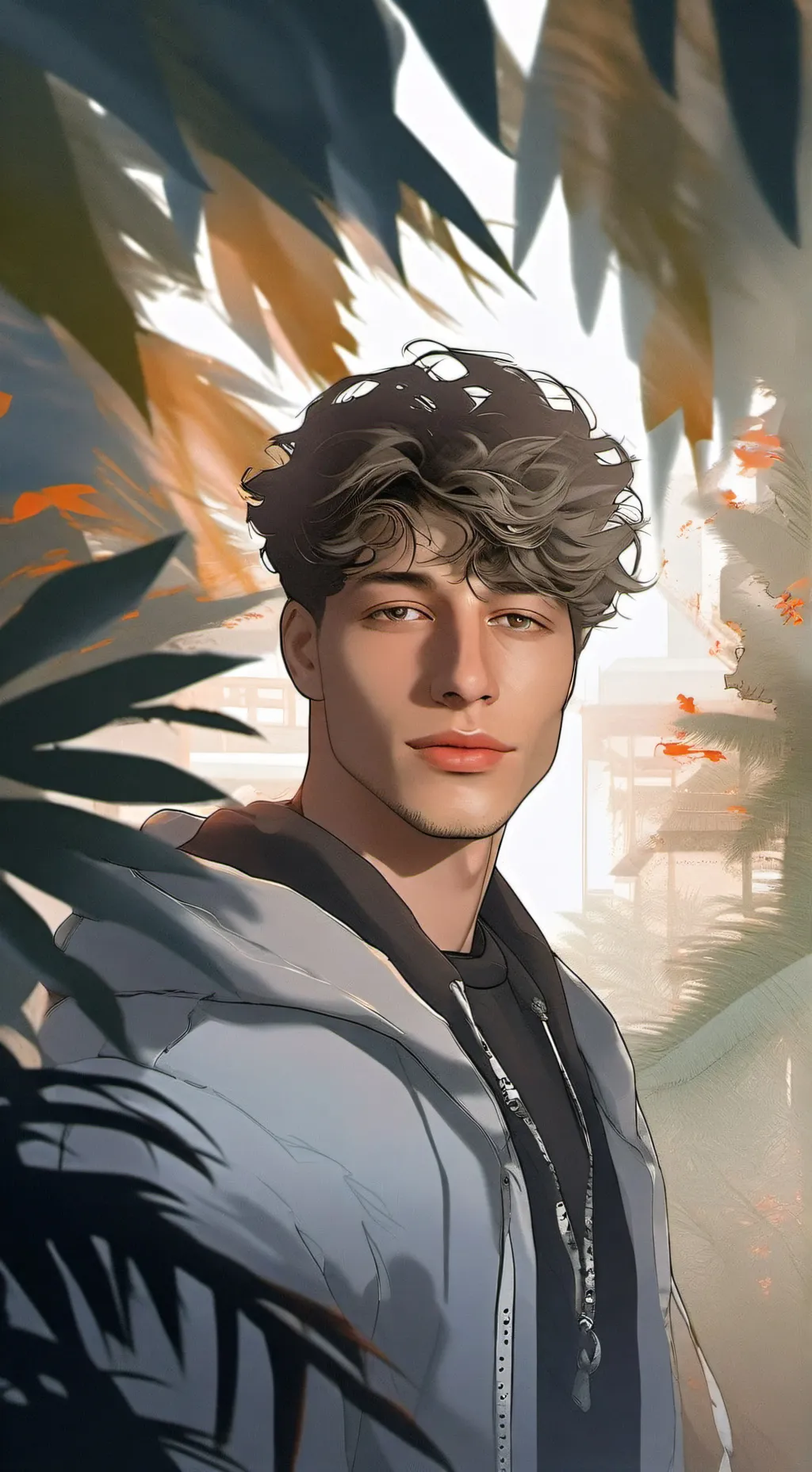 ai character: leo💋 background
