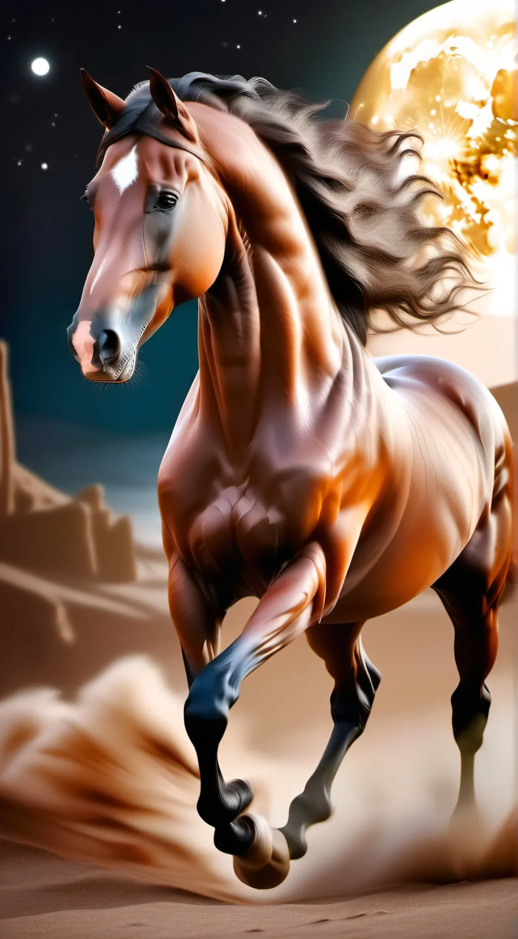 ai character: Au galop!!!🐎🐎 background