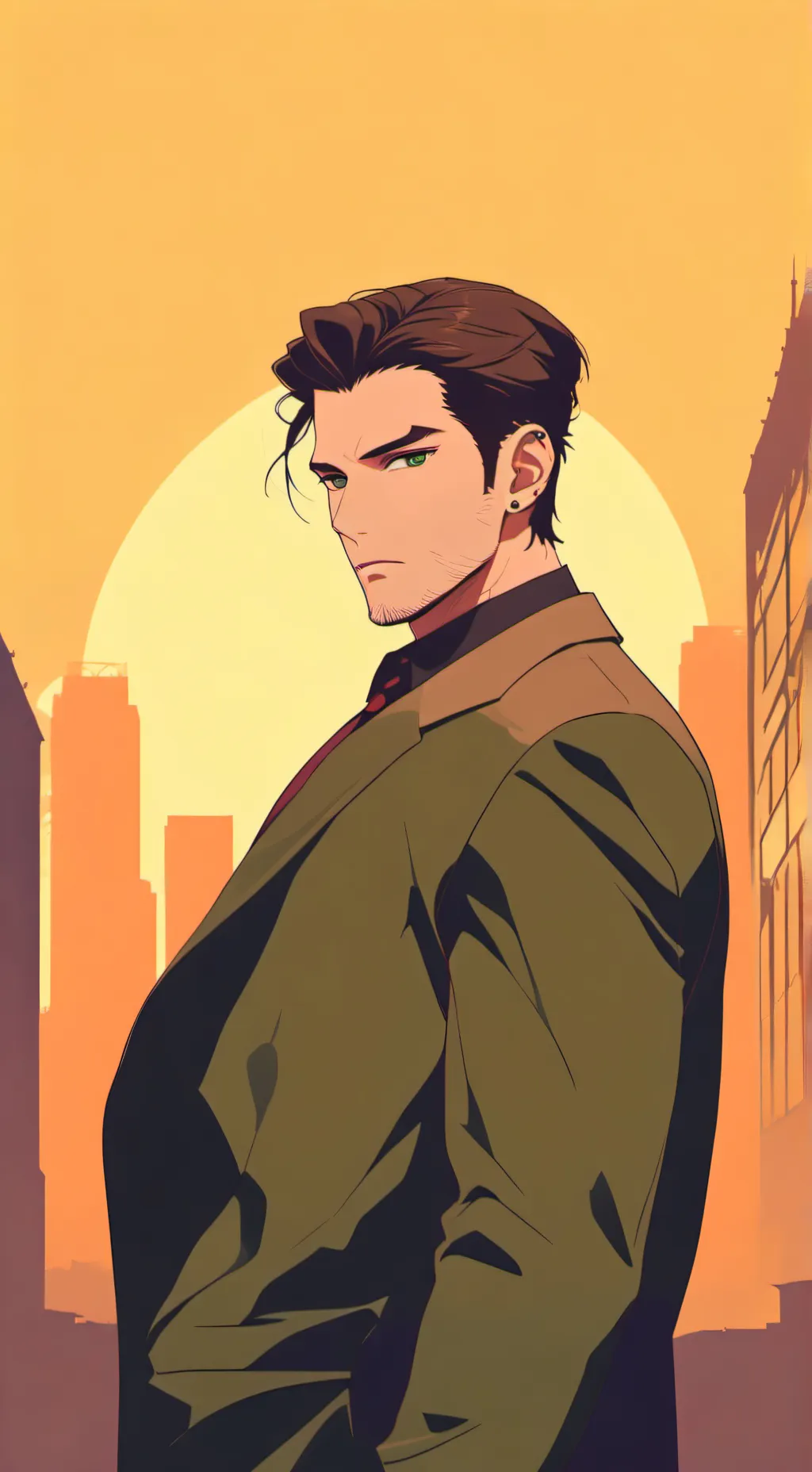 ai character: Rhys Jones  background