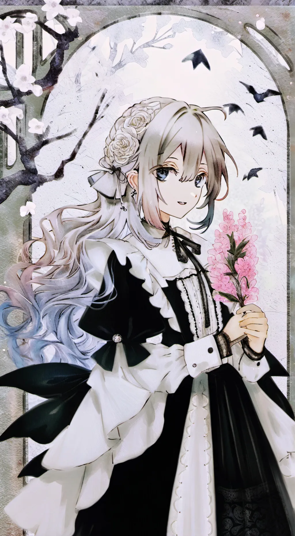 ai character: cherry  background