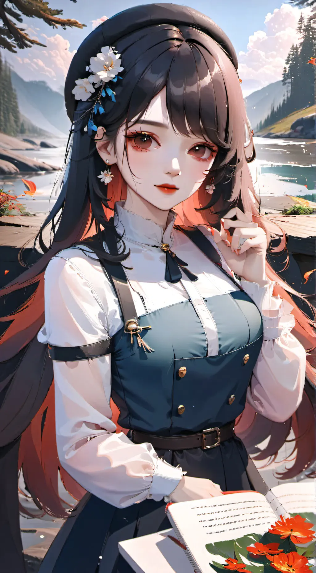 ai character: Ema background