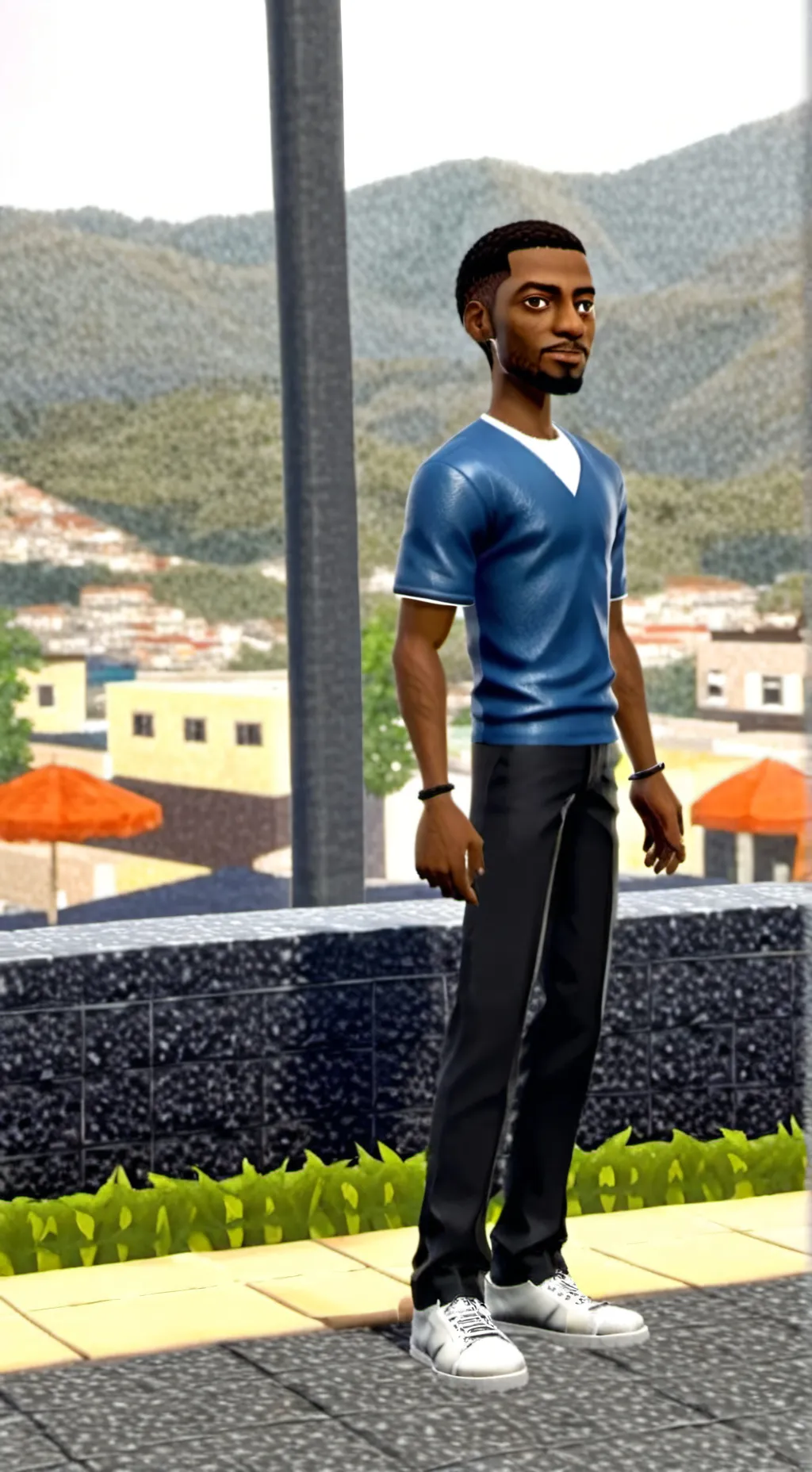 ai character: Sigma boy background