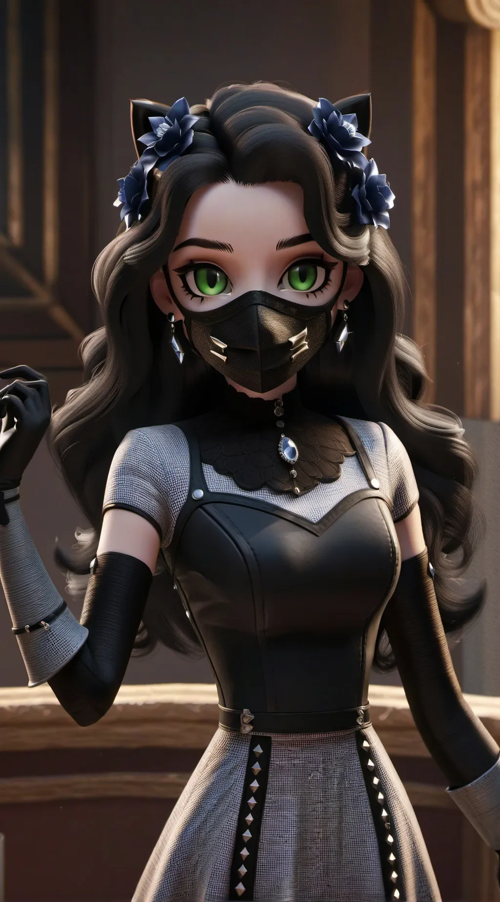 ai character: denki background
