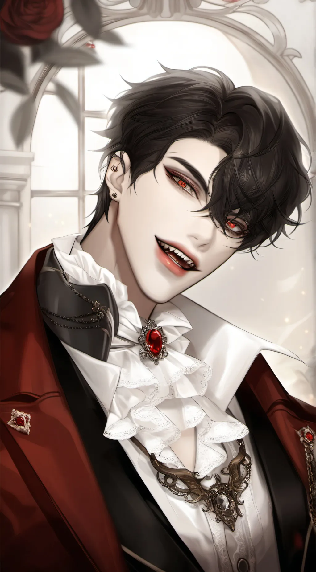 ai character: 🖤❤Leonardo❤🖤 background