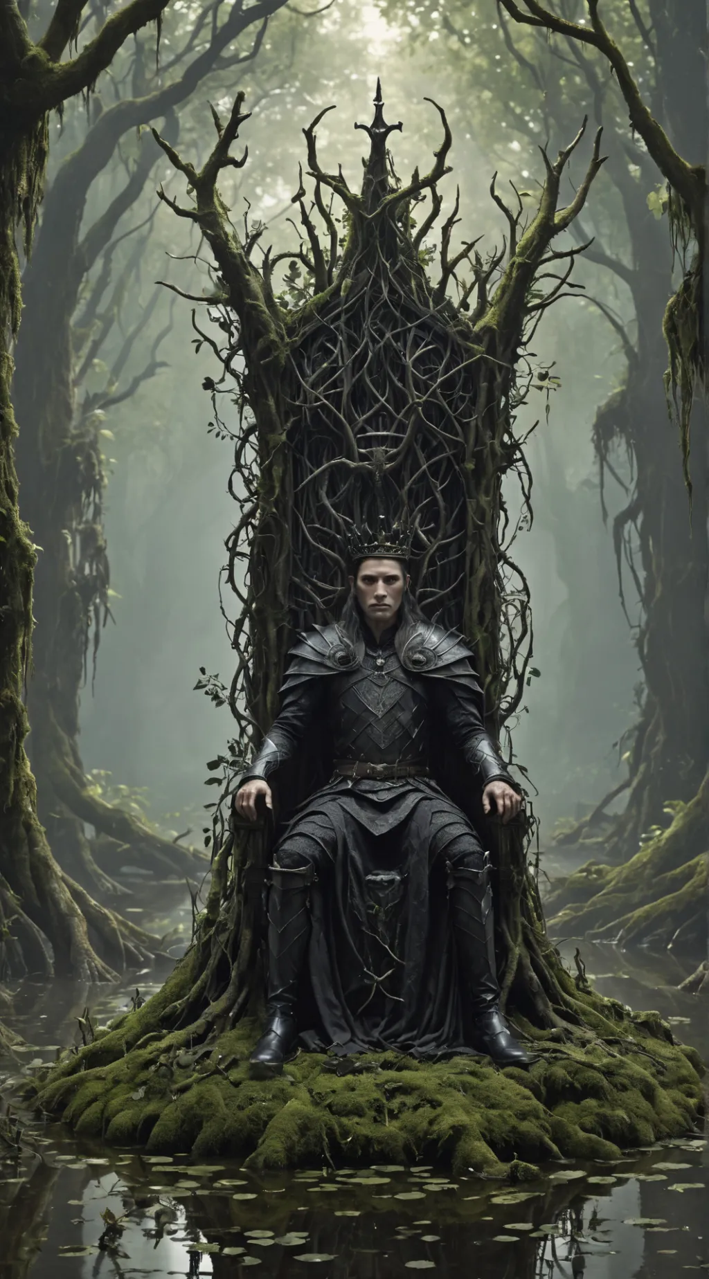 ai character: Elf King Ravire background