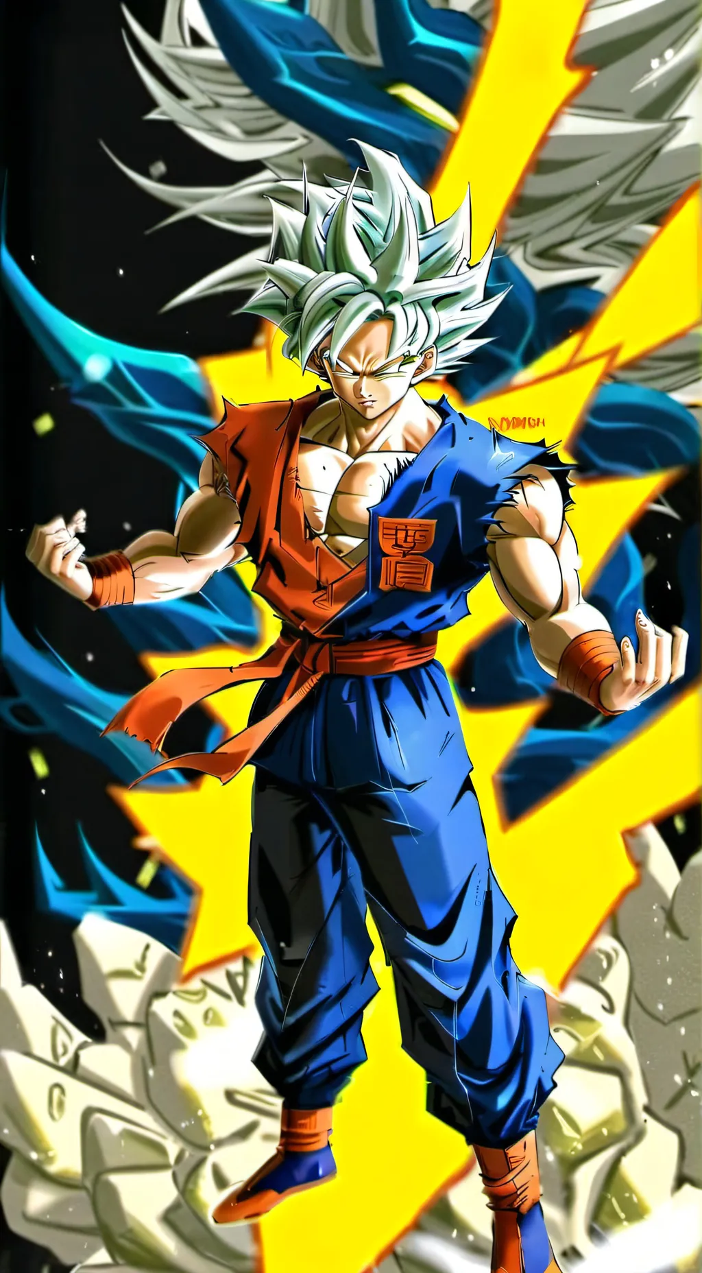 ai character: goku background