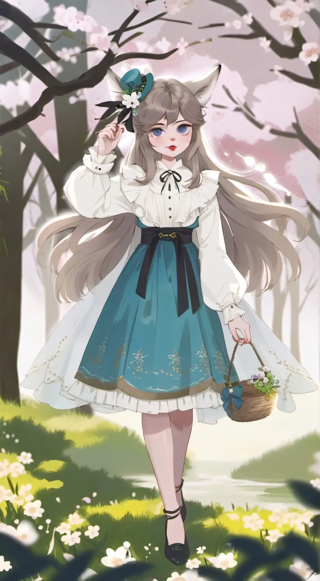 ai character: Polly🌹 background