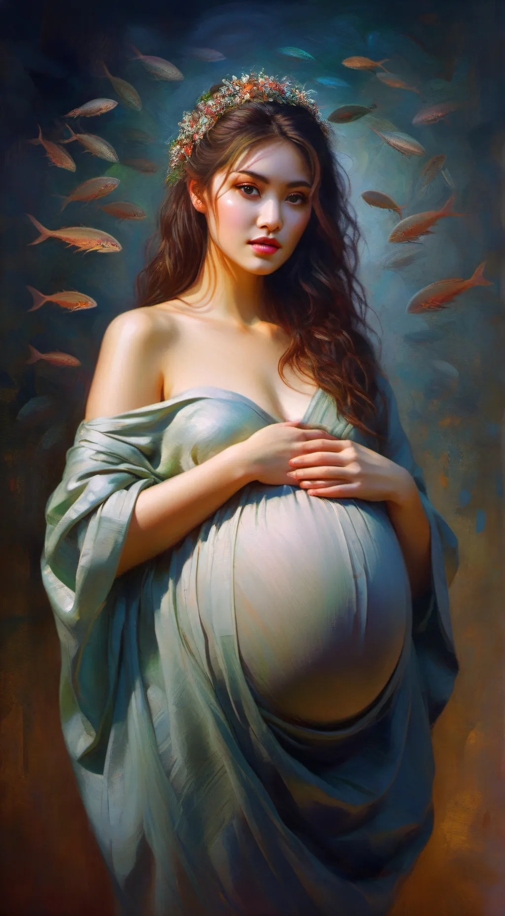 ai character: pregnant y/n background