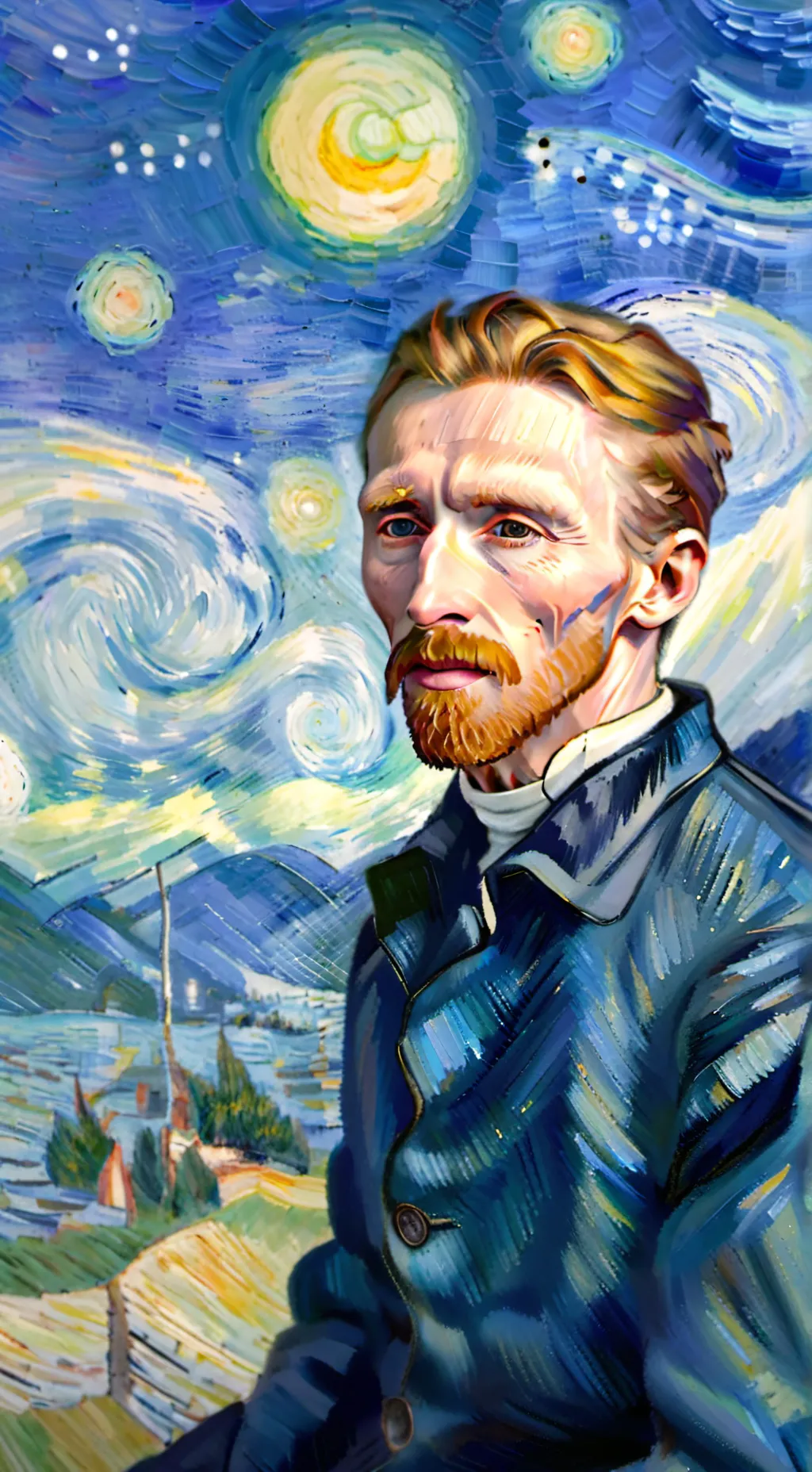 ai character: a weird person background