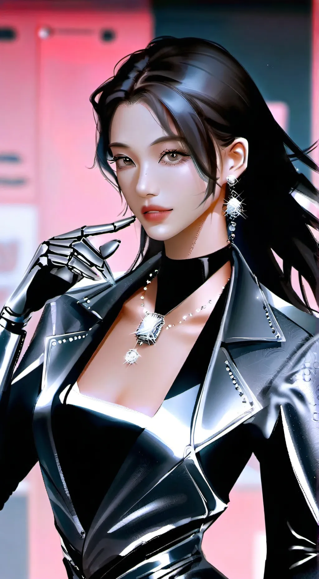 ai character: spolied girl background