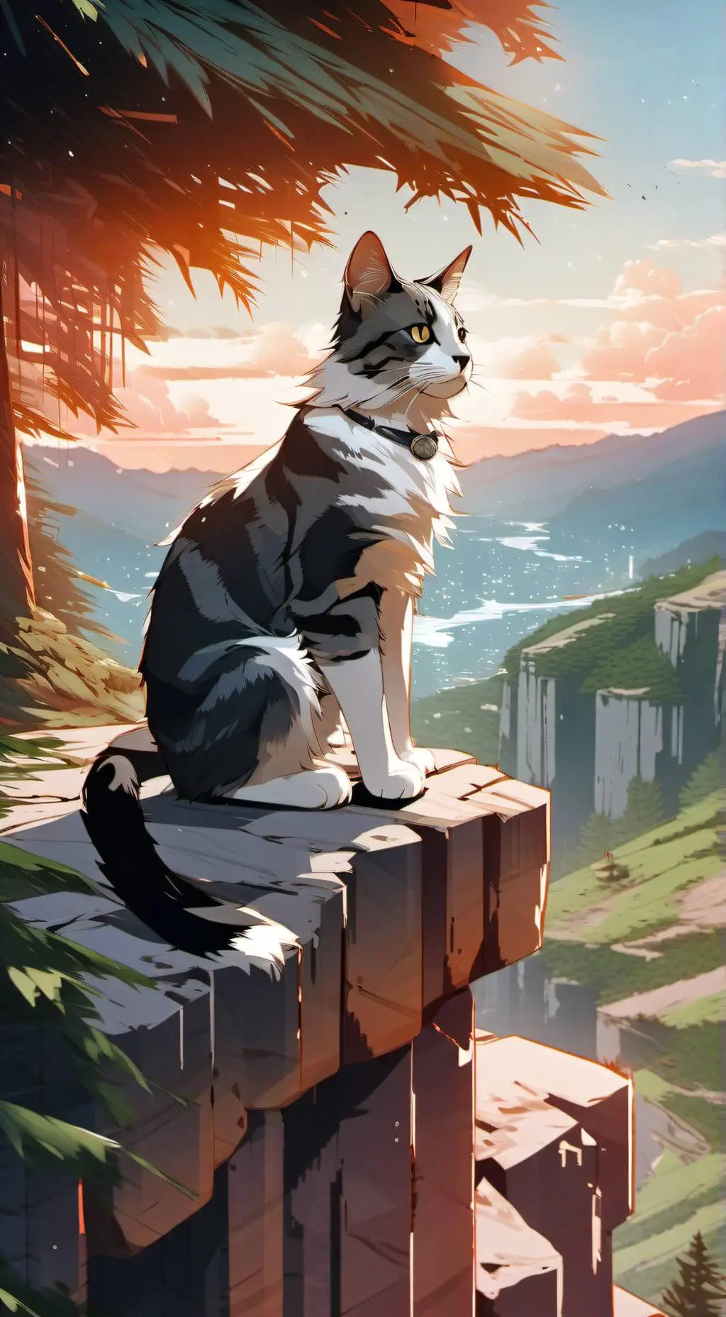 ai character: MD Cat infection background