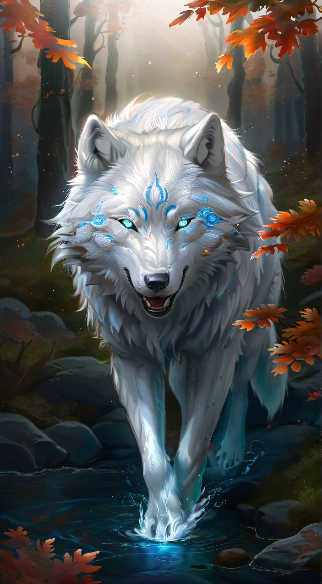 ai character: Silverfang background