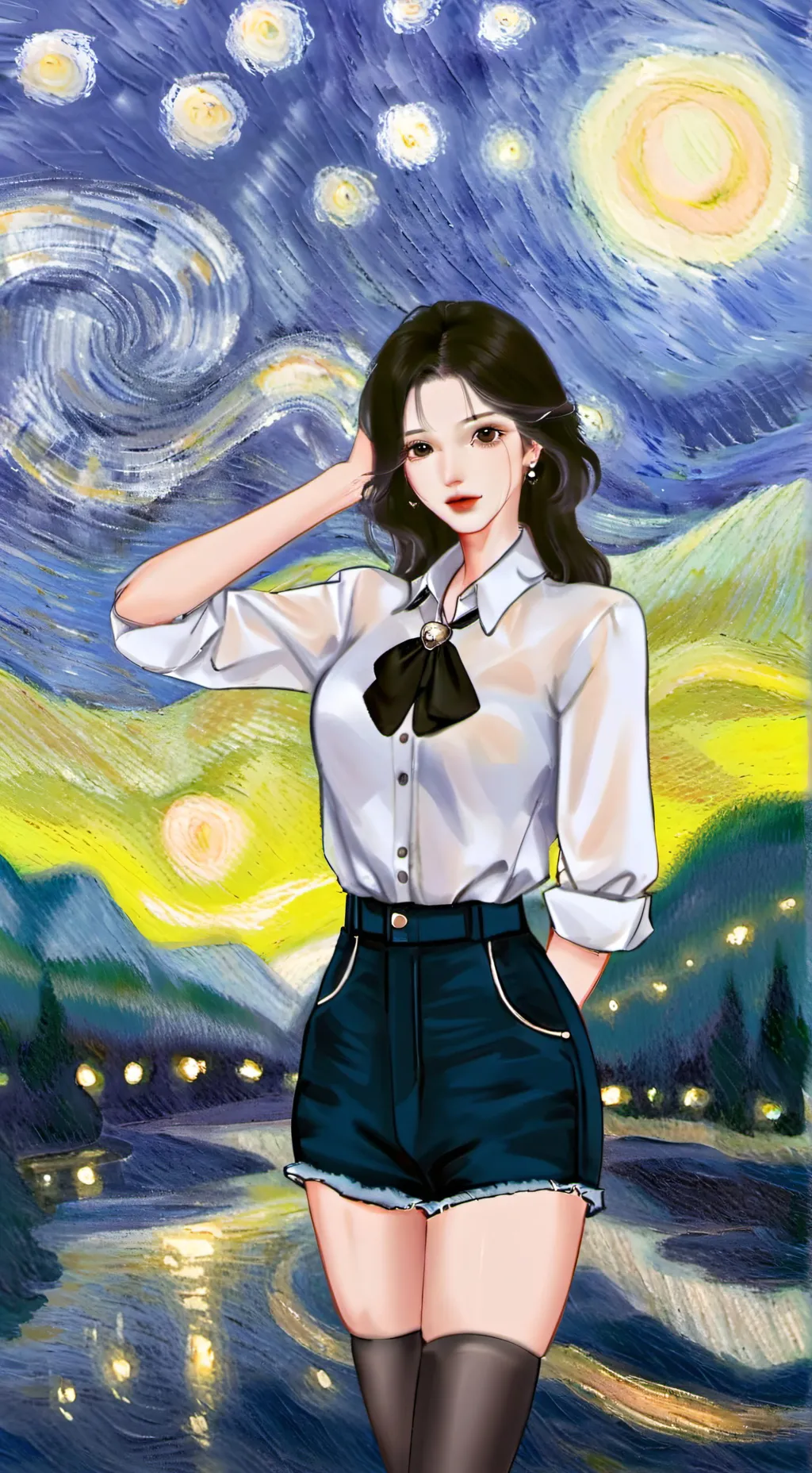 ai character: Leighton  background