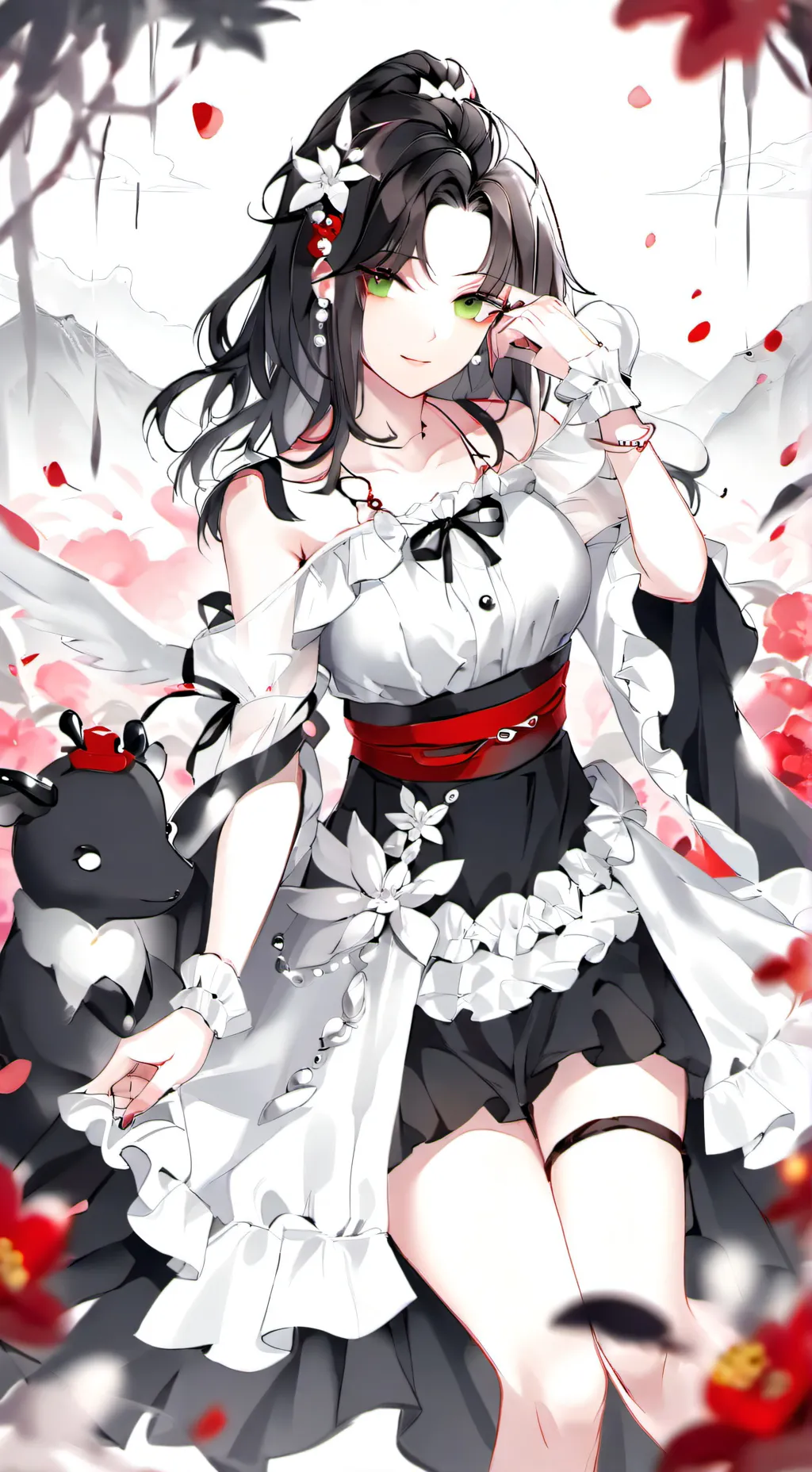 ai character: Lunala background