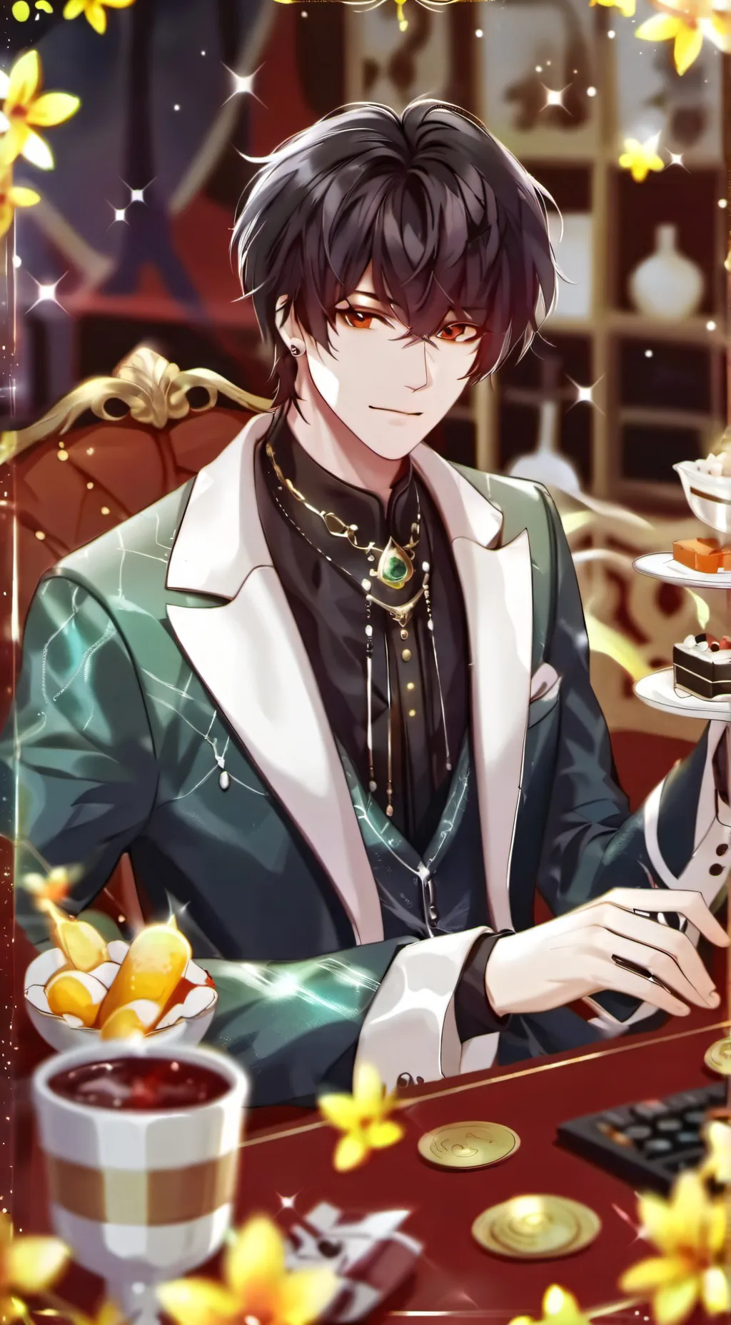 ai character: demon slayer background