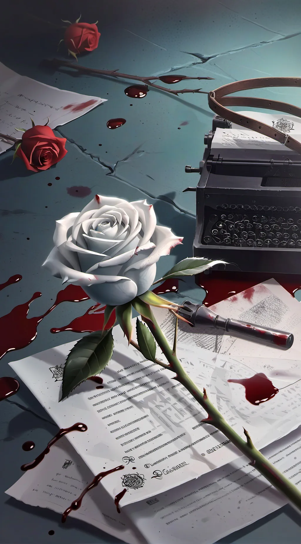 ai character: the White Rose background