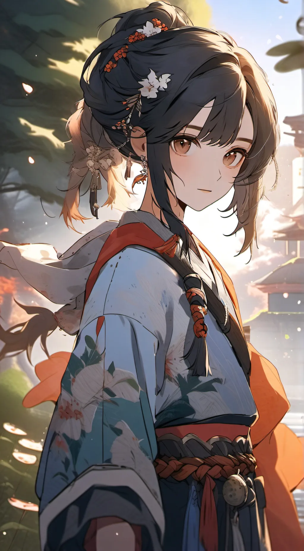 ai character: Lila 🌸 background
