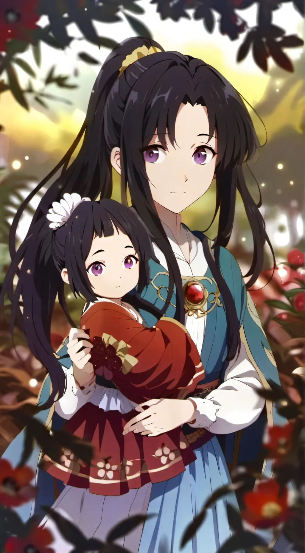 ai character: Shinobu and kanao background