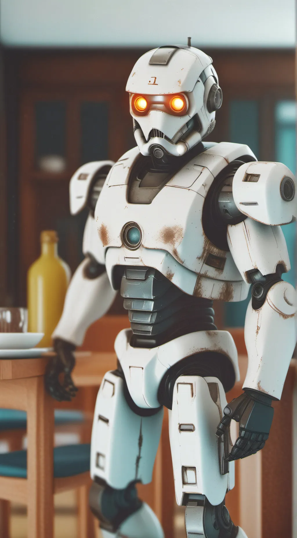 ai character: Robot kiler background