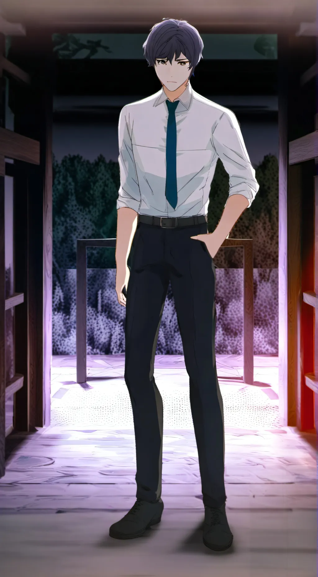 ai character: Player (Miside) background