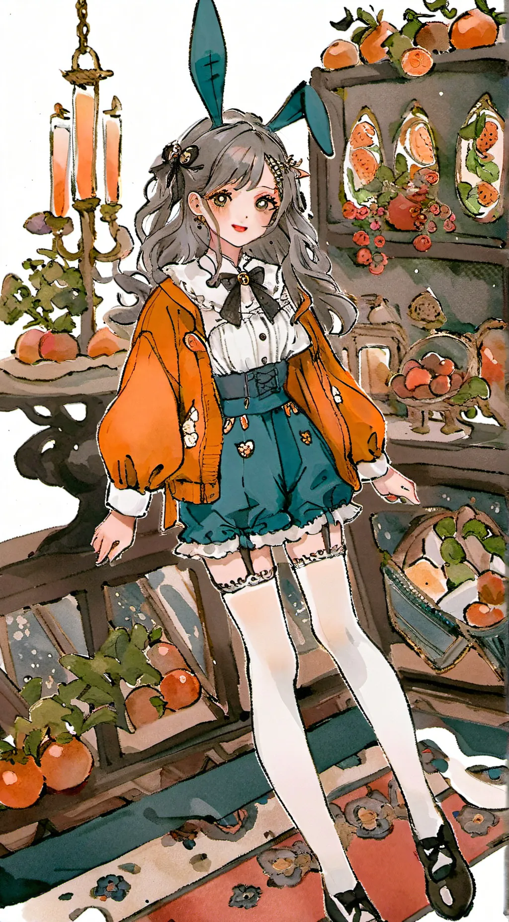 ai character: Bunni<3 background