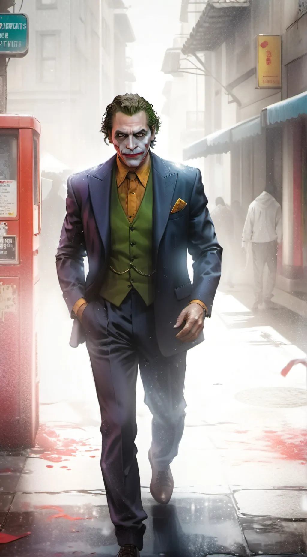 ai character: The Joker background