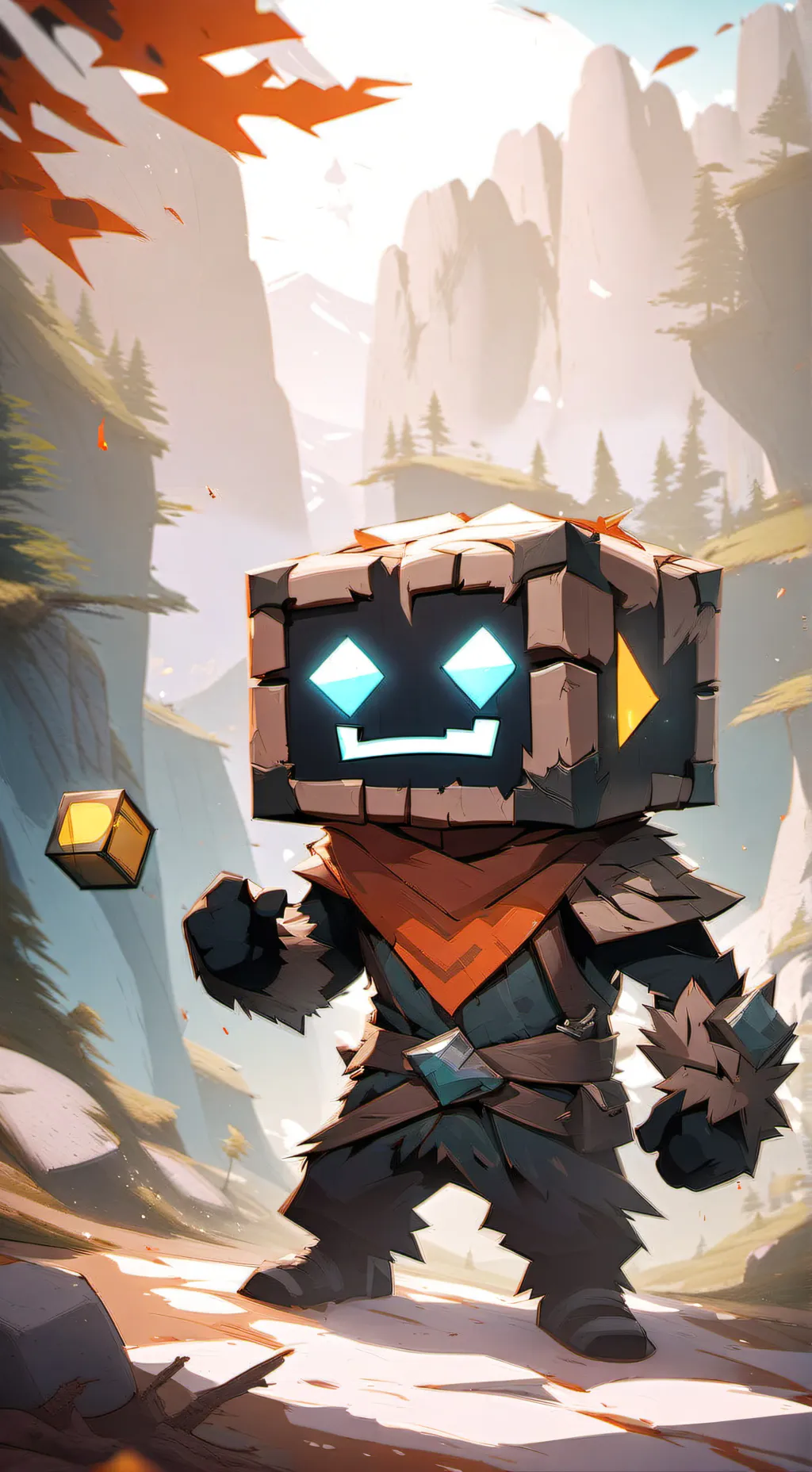ai character: FastCubeTapper background