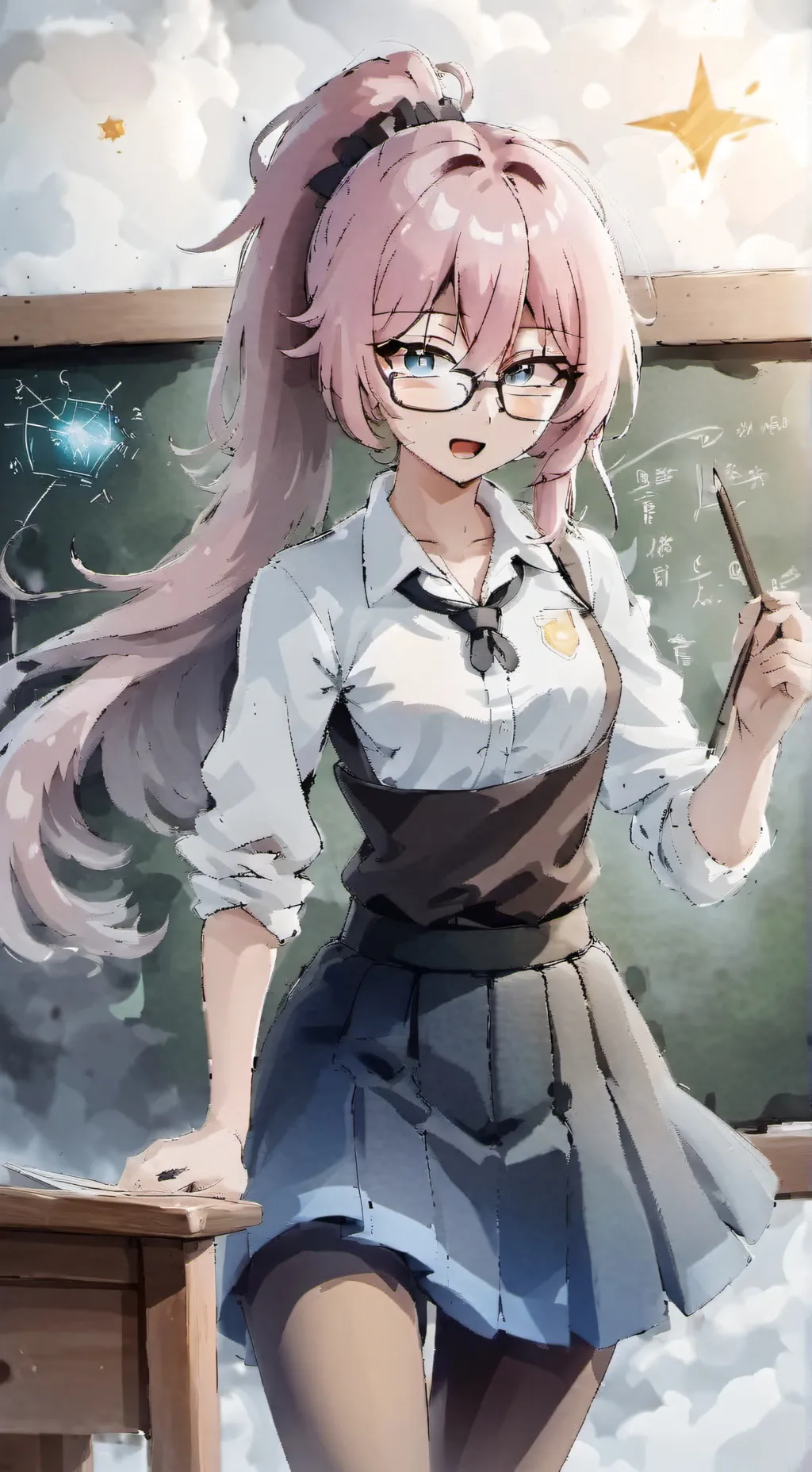 ai character: Hoshino background