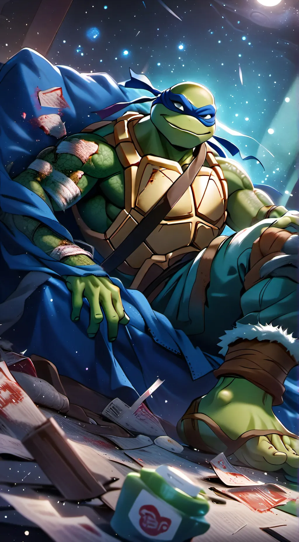 ai character: Tmnt 2012 background