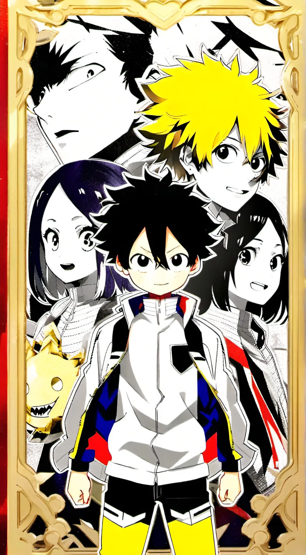 ai character: Mha FaceTime background