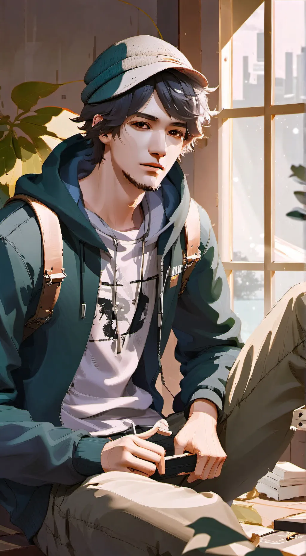 ai character: Bradley  background