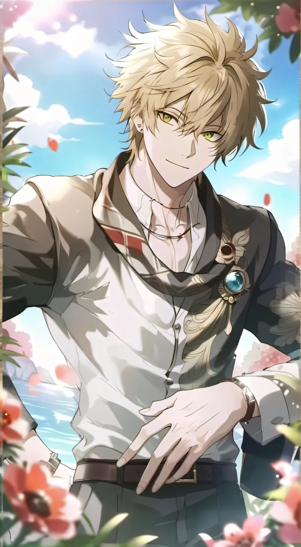 ai character: Bakugo background