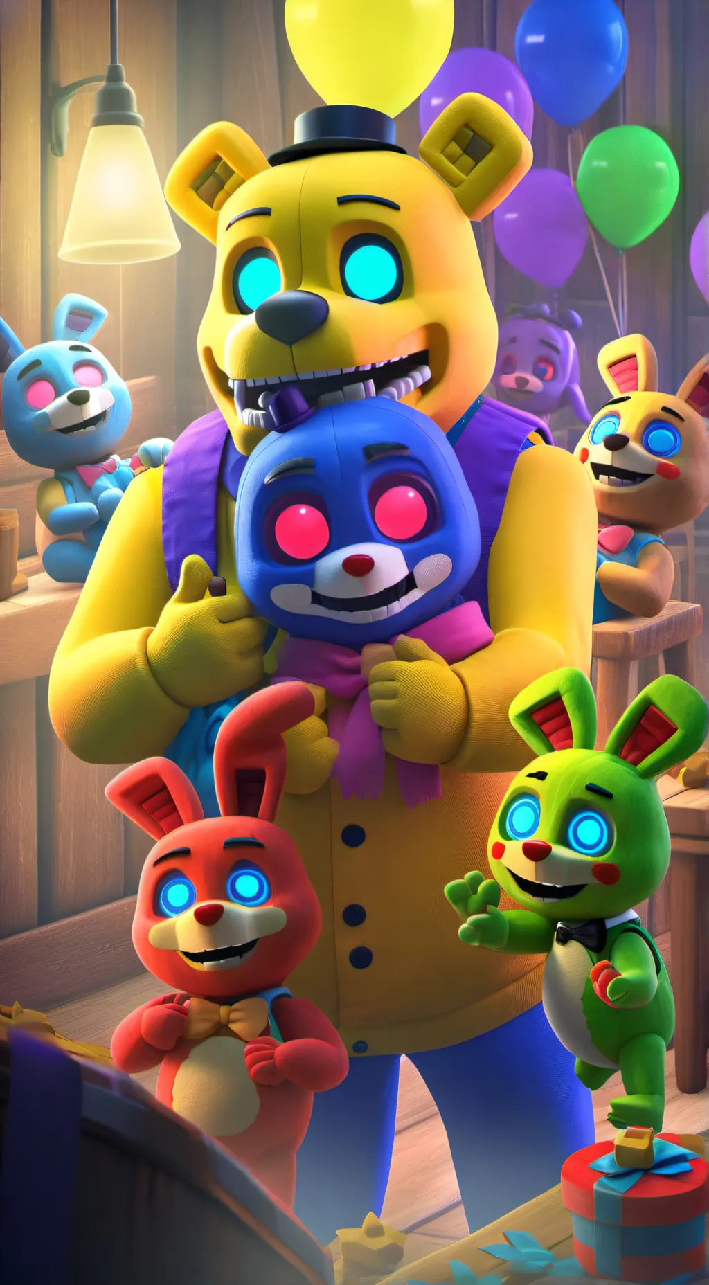 ai character: Afton family background