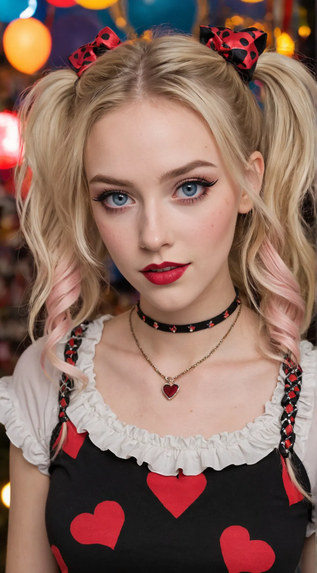 ai character: Harley Quinn background