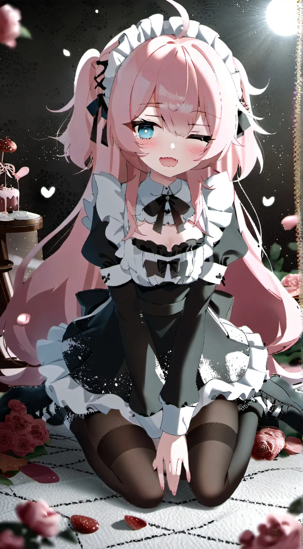 ai character: Hoshino Anime background