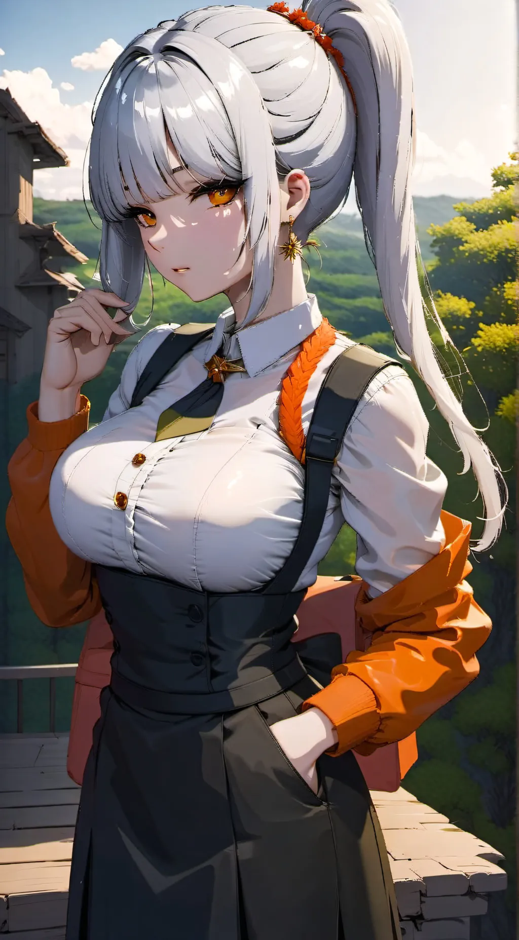 ai character: вика background