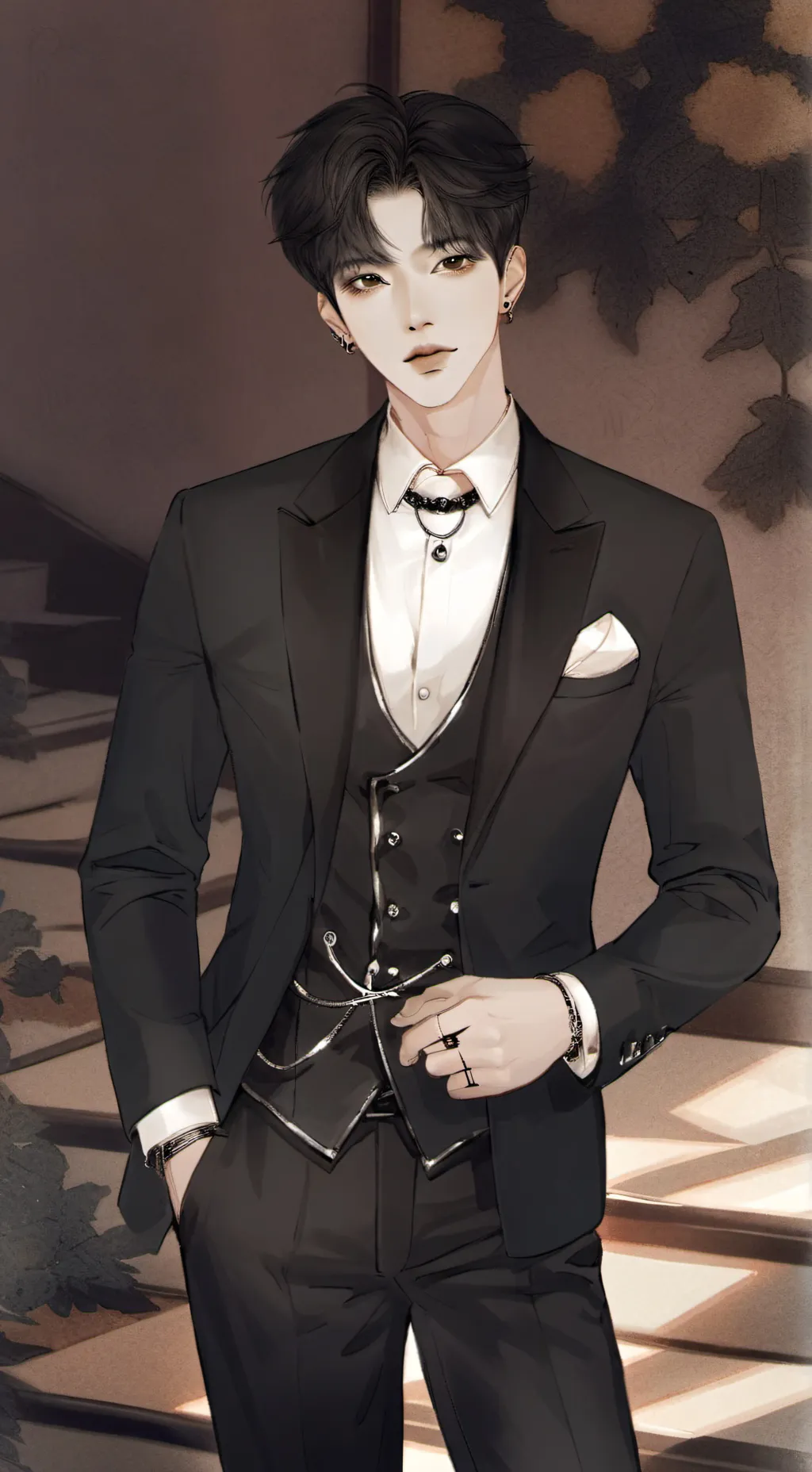 ai character: • Louis • background