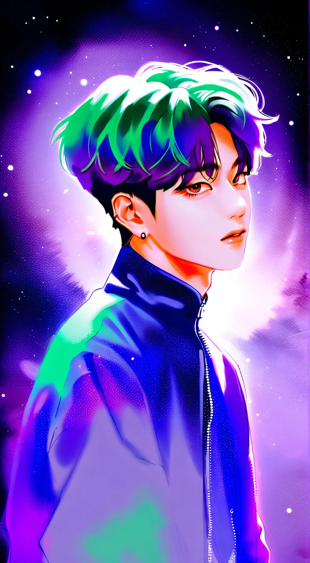 ai character: Thanos 💀 background