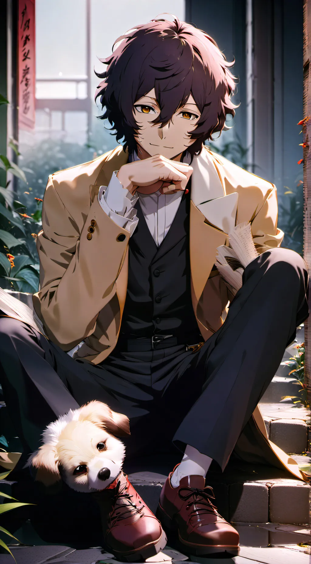 ai character: BSD background
