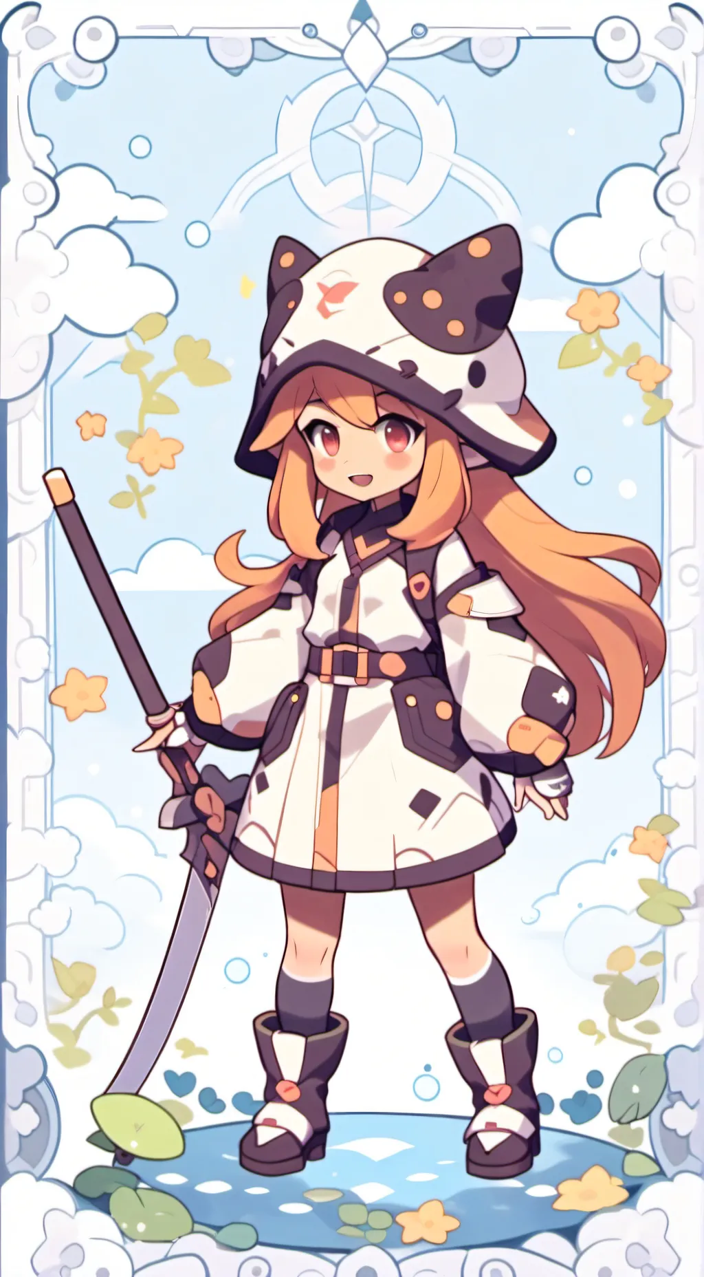 ai character: Meggy background