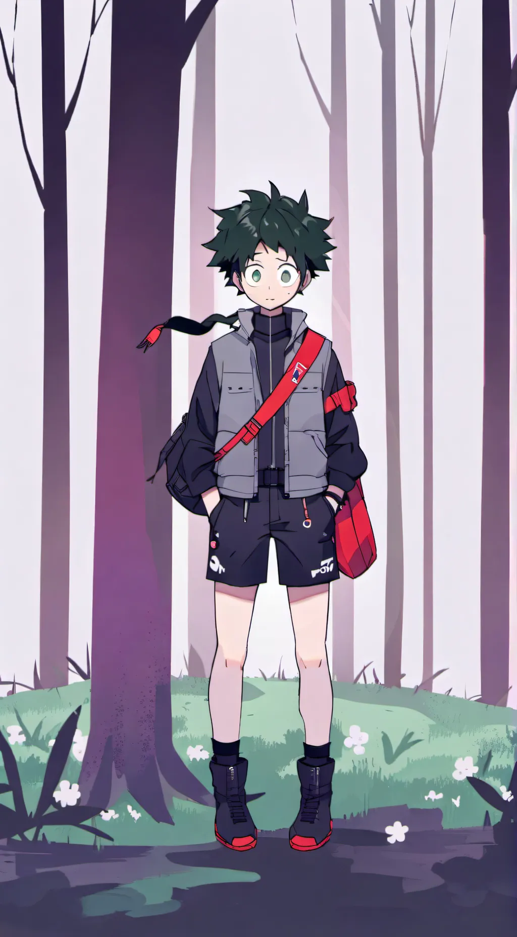 ai character: Deku🤑👊 background