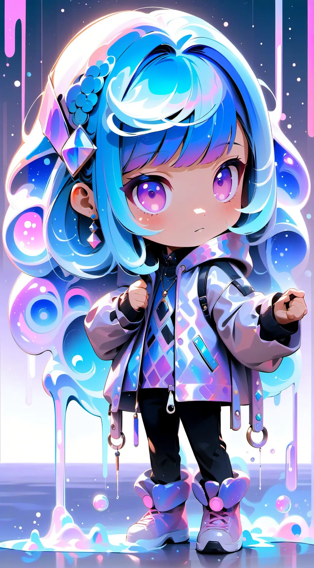 ai character: FPE X Sprunk furry background