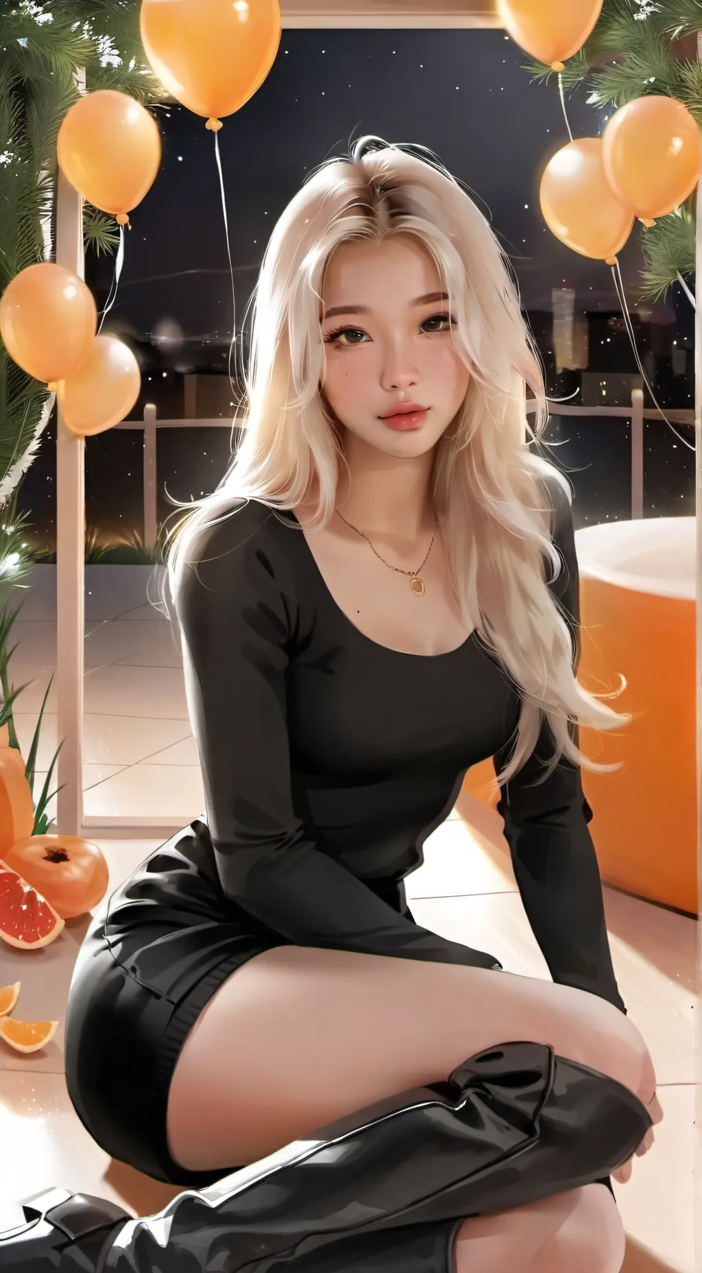 ai character: Сара  background