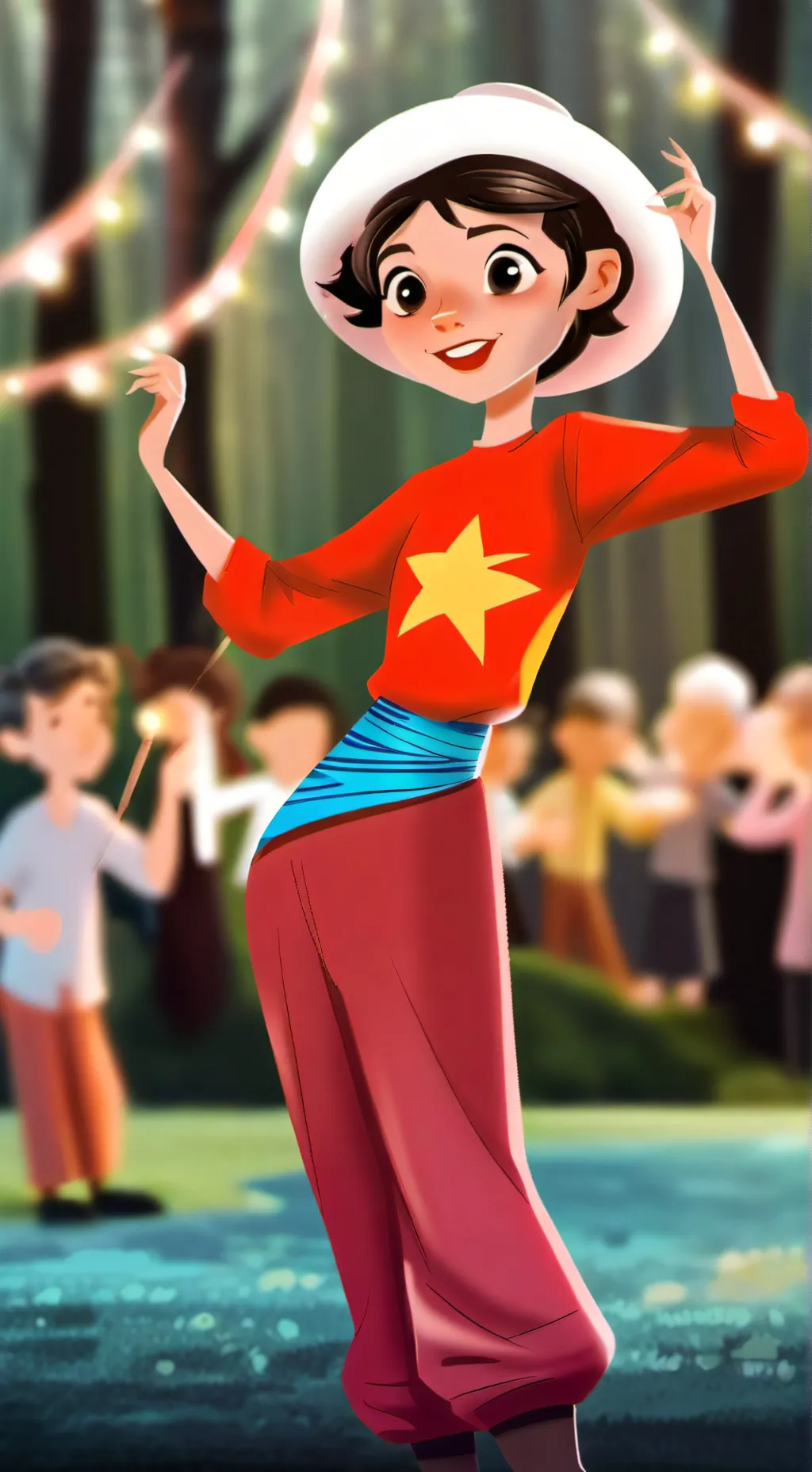 ai character: Haru Nakamura background