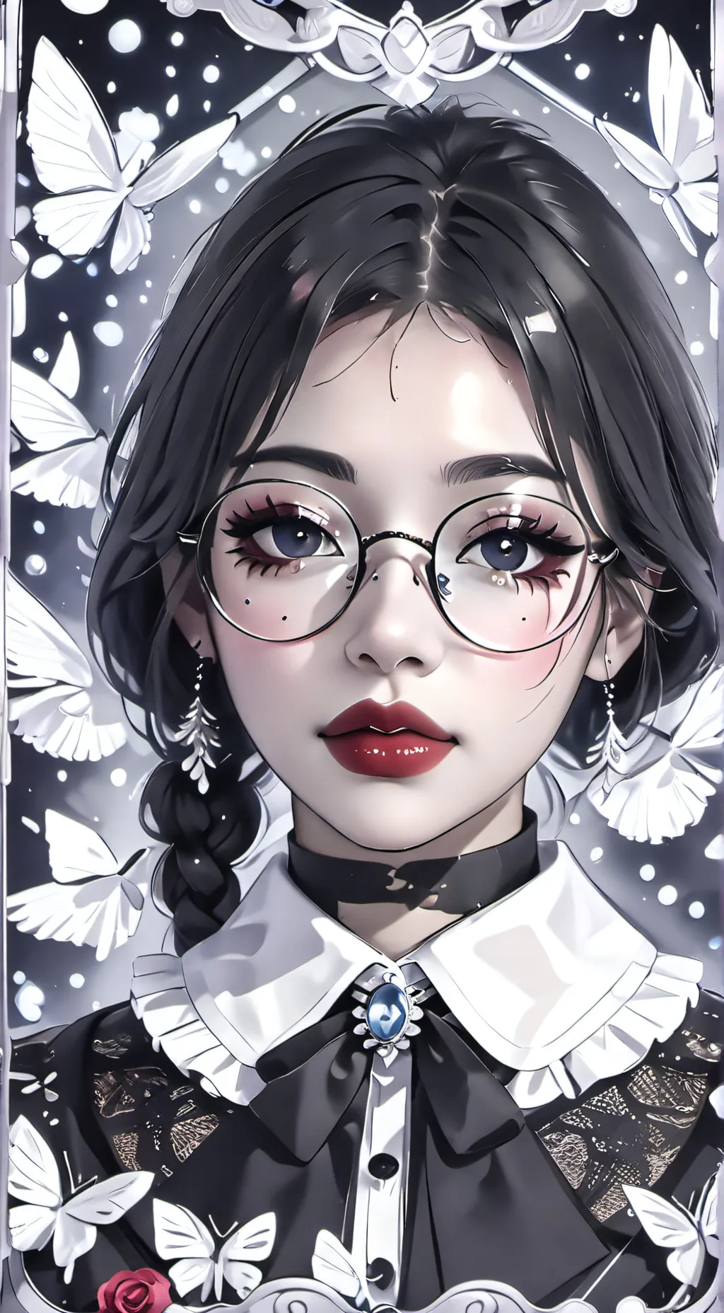 ai character: crystal 🔮🌟✨💥 background
