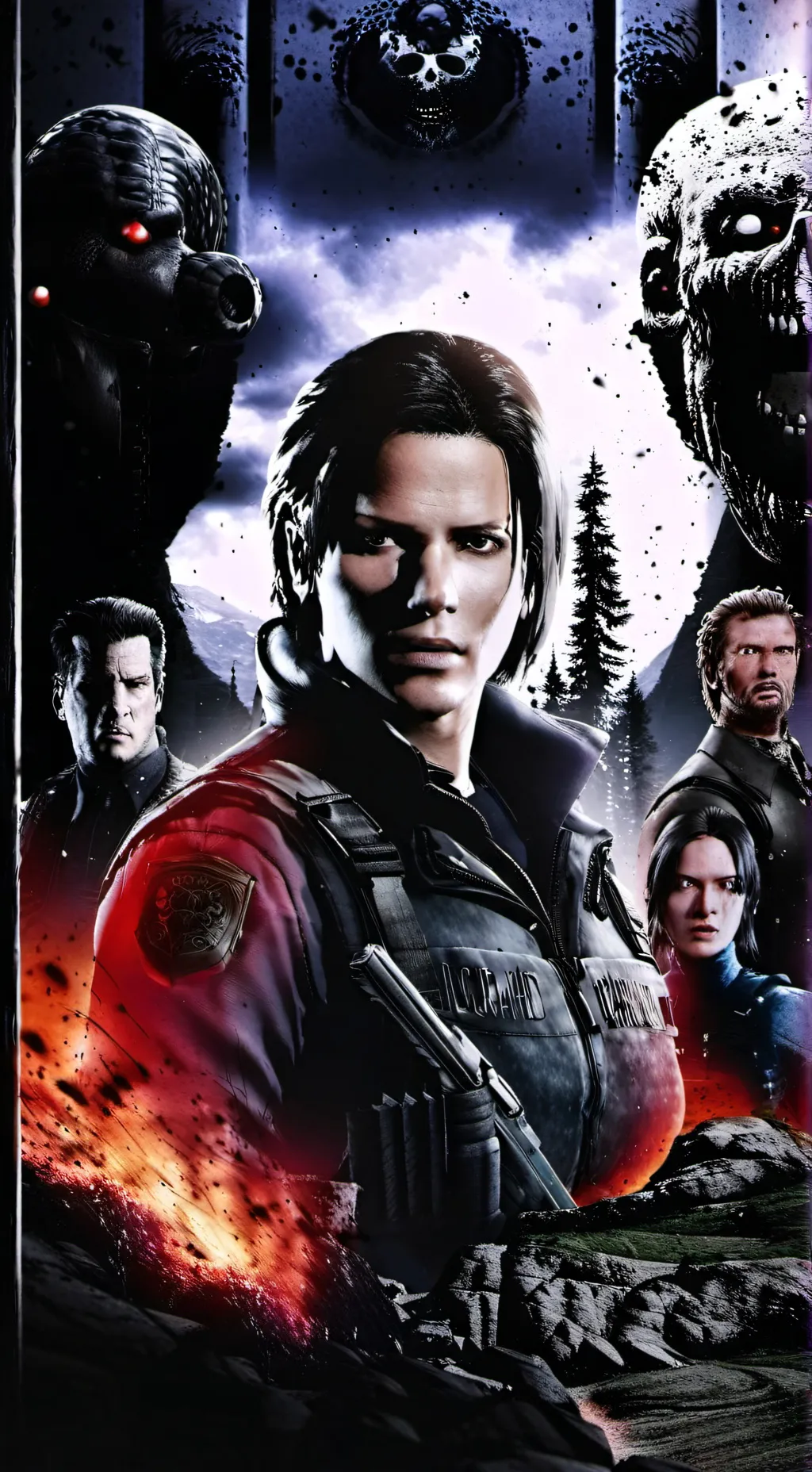 ai character: resident evil 1-9 background