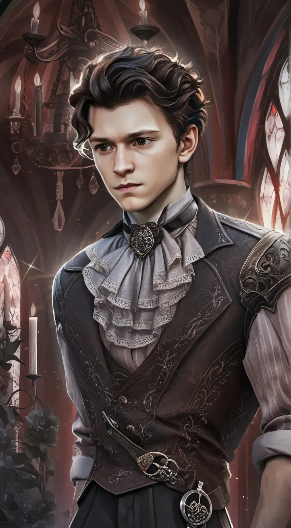 ai character: Tom Holand background