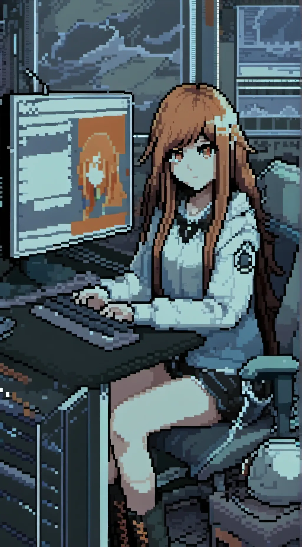 ai character: Nyxa background