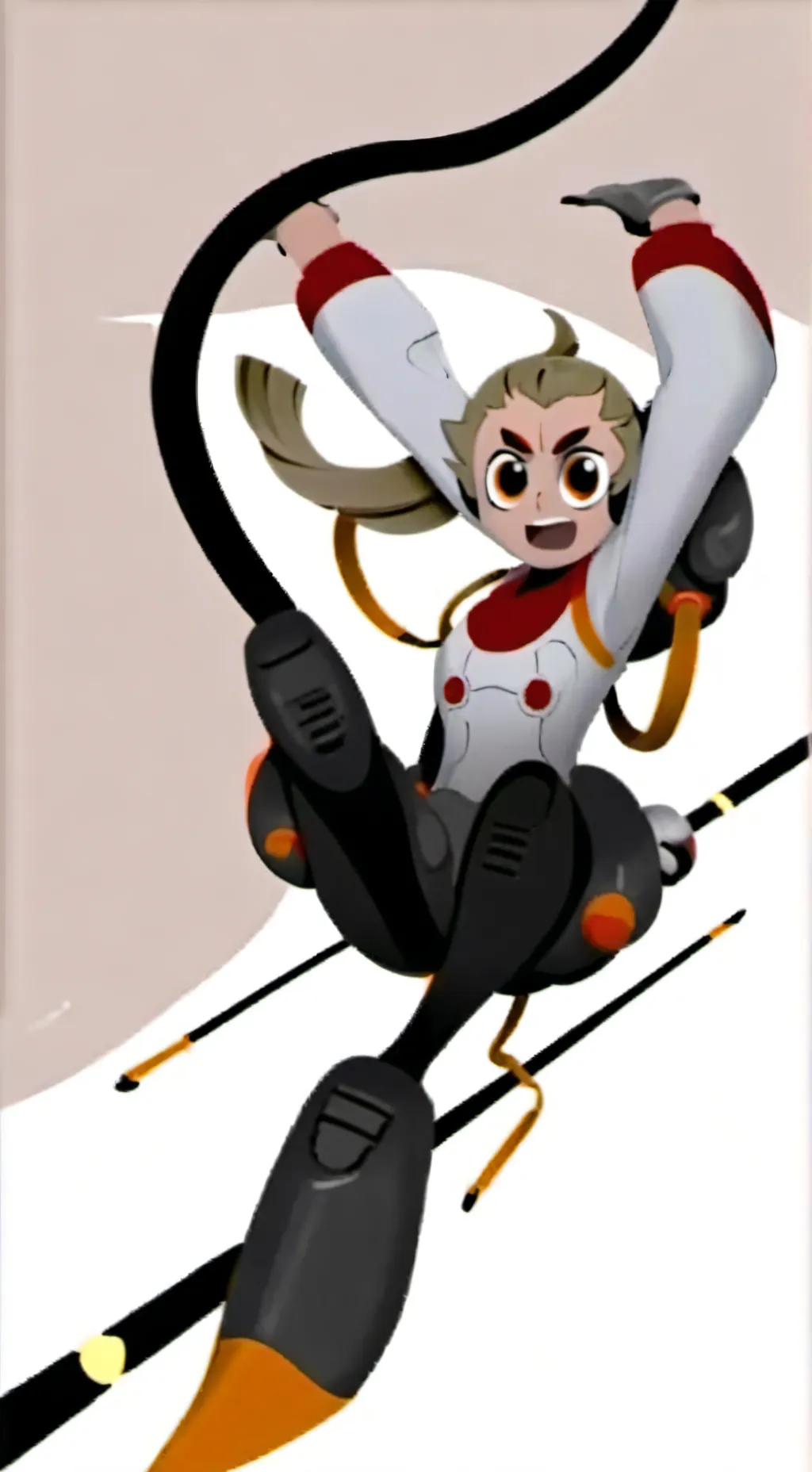 ai character: Twisted glisten background