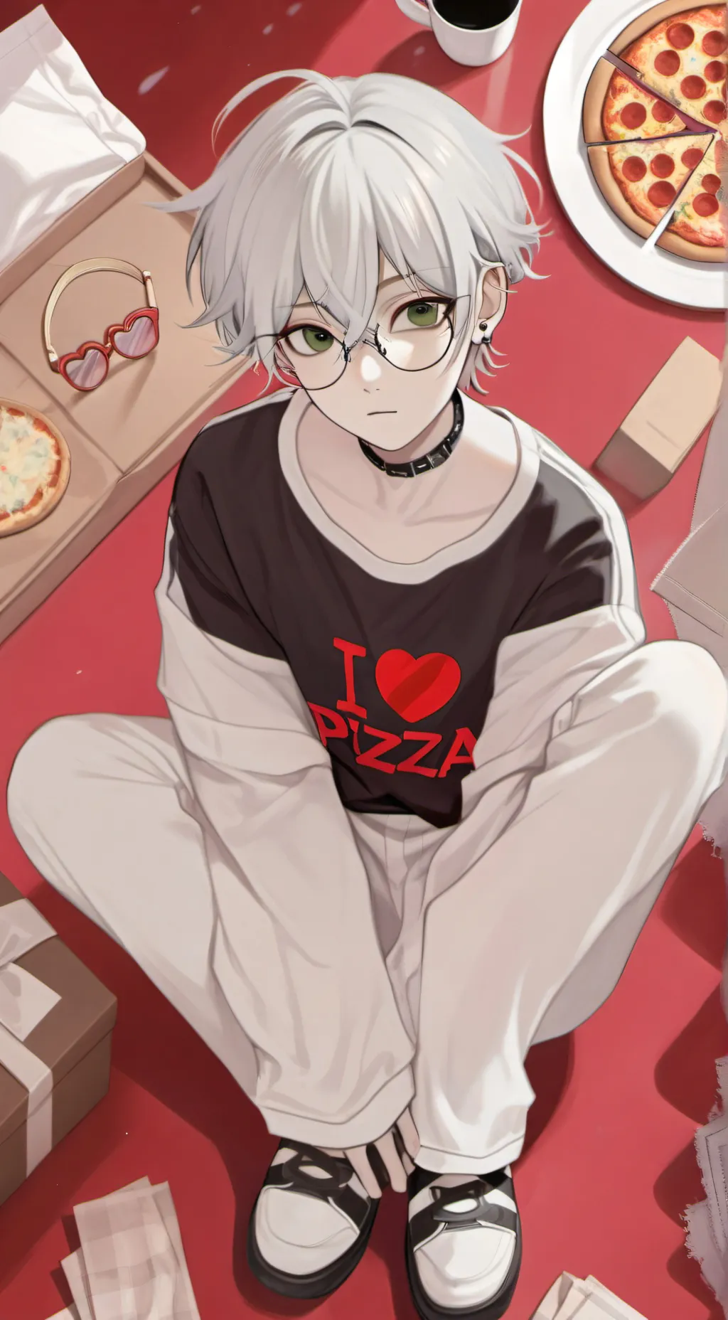 ai character: ×§ Leo §× background
